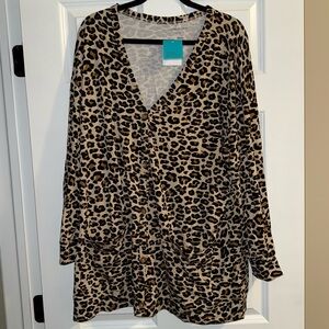 Posh Peanut Cheetah Cardigan